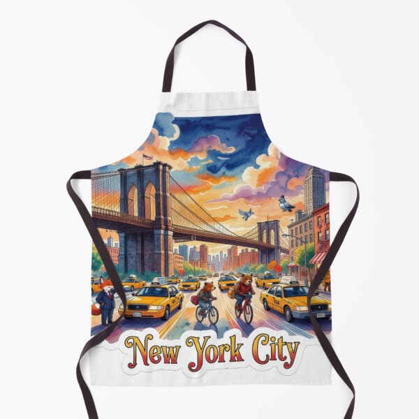 Item preview, New York City Skyline Vintage Travel Sticker designed and sold by Modefissi.