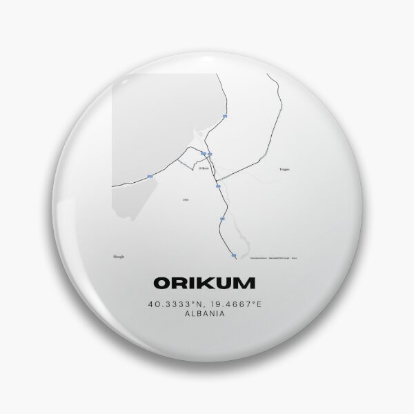 Item preview, Orikum Albania Coastal Map Art | Minimalist City Map Poster designed and sold by RM-Journey.