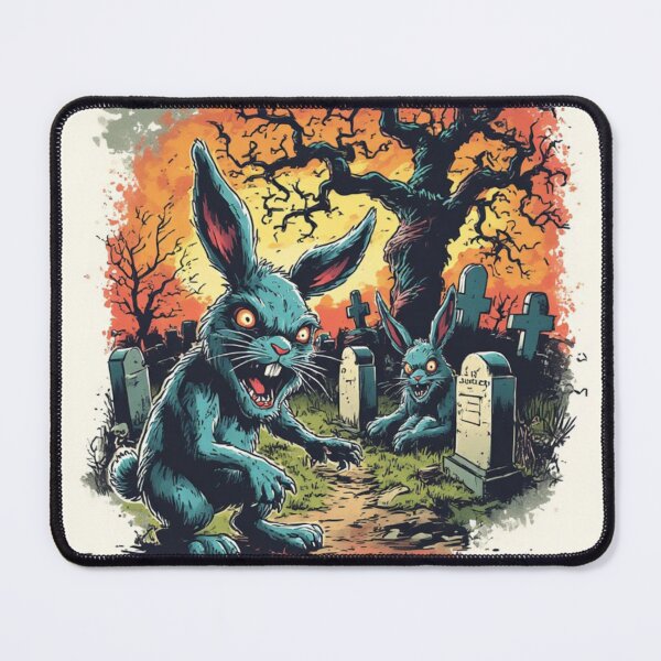 Artikelvorschau, Böses Kaninchen auf dem Friedhof entworfen und verkauft von Kari's shop.