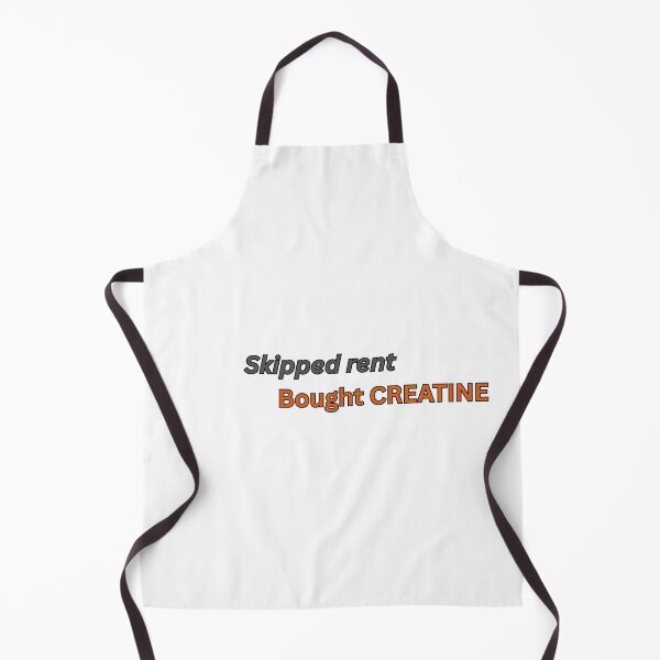 Item preview, Skipped Rent Bought Creatine Funny Gym Shirt designed and sold by FitVision.