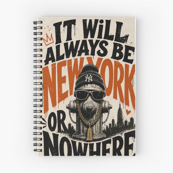 Item preview, It Will Always Be New York or Nowhere Urban Street Quote designed and sold by Places On Earth.