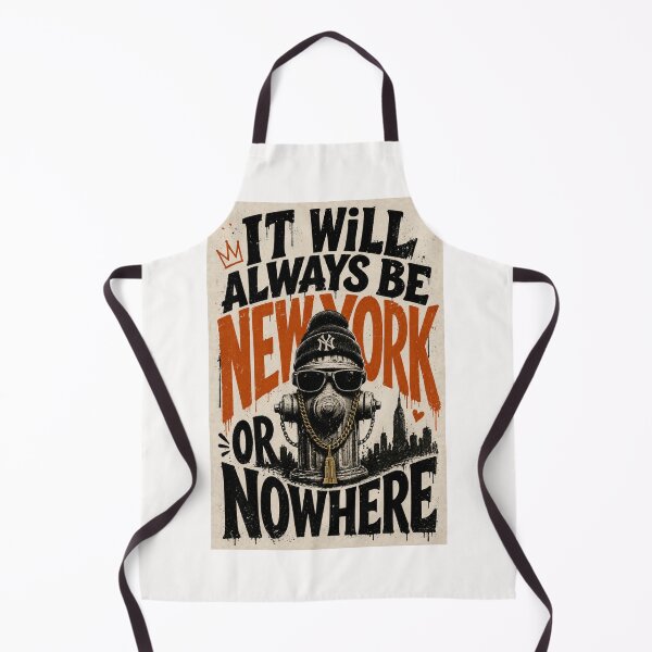 Item preview, It Will Always Be New York or Nowhere Urban Street Quote designed and sold by Places On Earth.