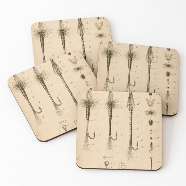 Item preview, Fly Fishing Fly Patent Print · Vintage Technical Wall Art · Angler Gift designed and sold by Savannah North.
