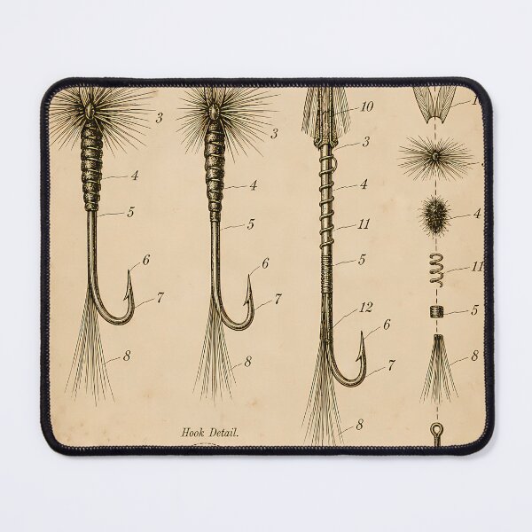 Item preview, Fly Fishing Fly Patent Print · Vintage Technical Wall Art · Angler Gift designed and sold by Savannah North.