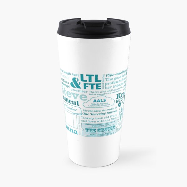 Wittertainment Mug - Aqua Travel Mug