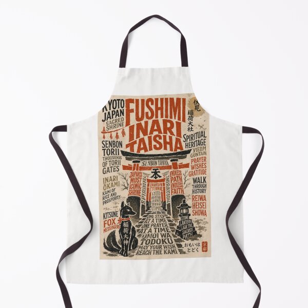 Item preview, Fushimi Inari Taisha Kyoto Japan Sacred Torii Heritage designed and sold by Places On Earth.