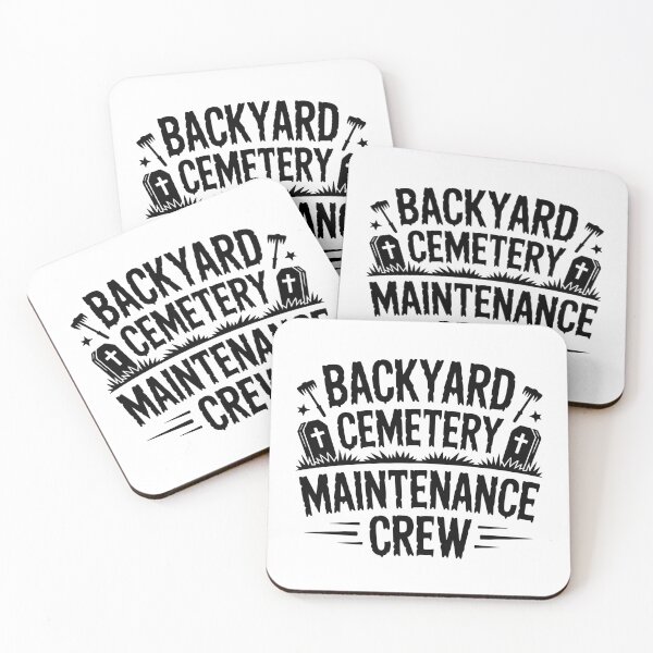 Item preview, Backyard Cemetery Maintenance Crew designed and sold by theartfulaspie.