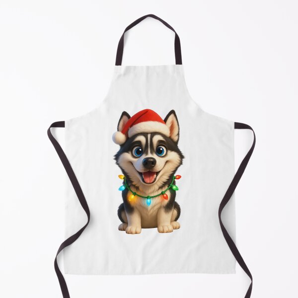 Item preview, Christmas Siberian Husky Dog designed and sold by Sillytoe.