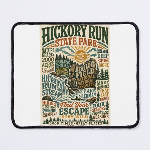 Item preview, Hickory Run State Park Pennsylvania Boulder Field Adventure designed and sold by Places On Earth.