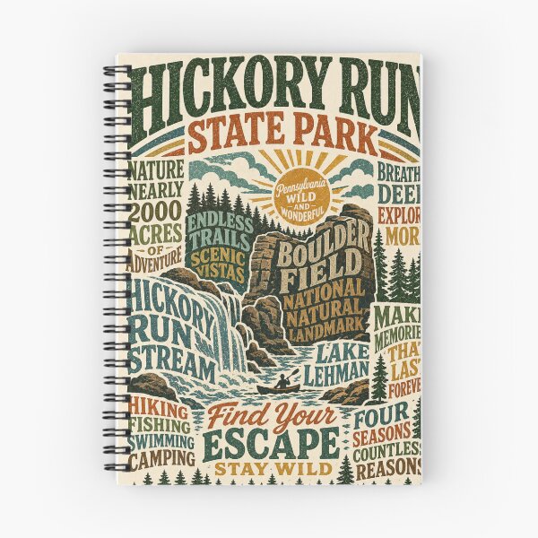 Item preview, Hickory Run State Park Pennsylvania Boulder Field Adventure designed and sold by Places On Earth.