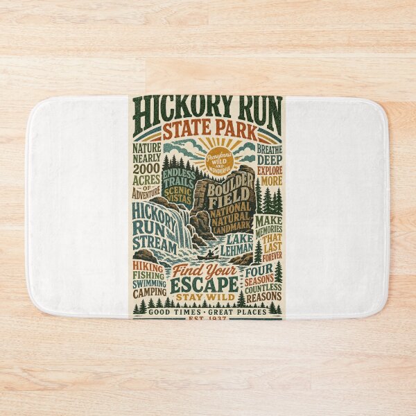 Item preview, Hickory Run State Park Pennsylvania Boulder Field Adventure designed and sold by Places On Earth.