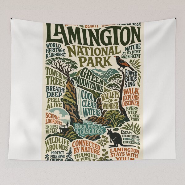Item preview, Lamington National Park Queensland Rainforest Wilderness Escape designed and sold by Places On Earth.