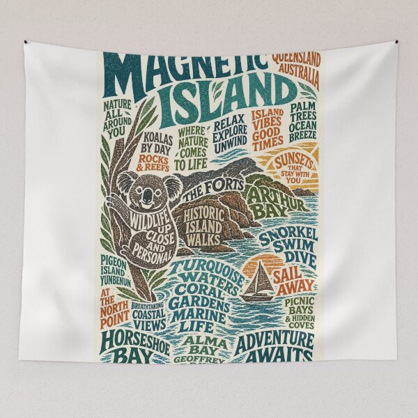 Item preview, Magnetic Island Queensland Australia Coastal Paradise Escape designed and sold by Places On Earth.