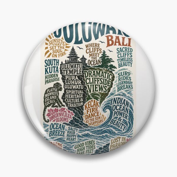 Item preview, Uluwatu Bali Indonesia Cliffside Temple Ocean Paradise designed and sold by Places On Earth.