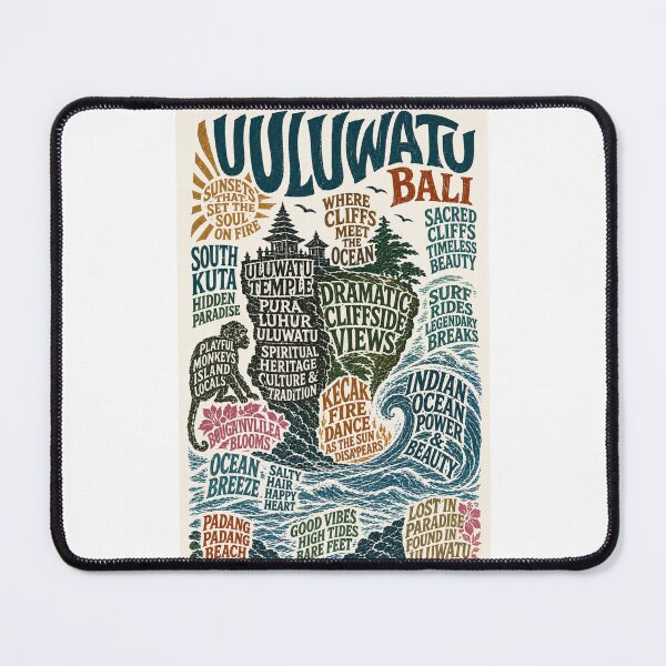Item preview, Uluwatu Bali Indonesia Cliffside Temple Ocean Paradise designed and sold by Places On Earth.