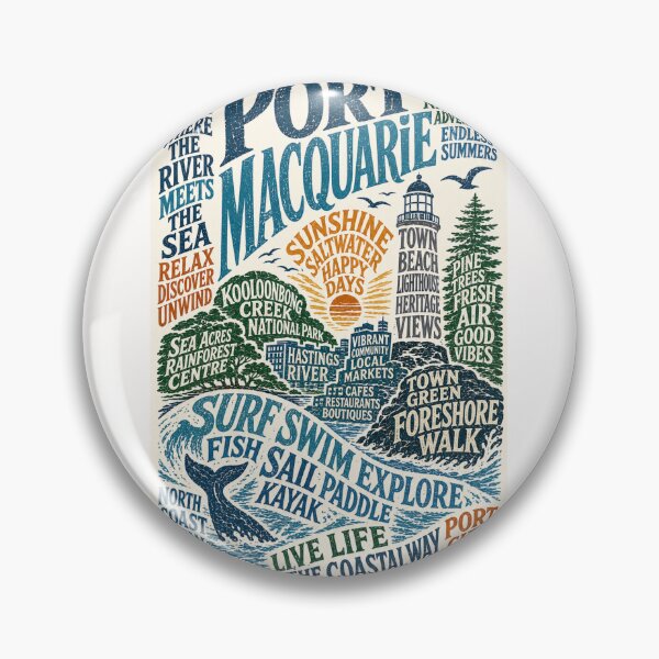 Item preview, Port Macquarie New South Wales Coastal Lifestyle Escape designed and sold by Places On Earth.