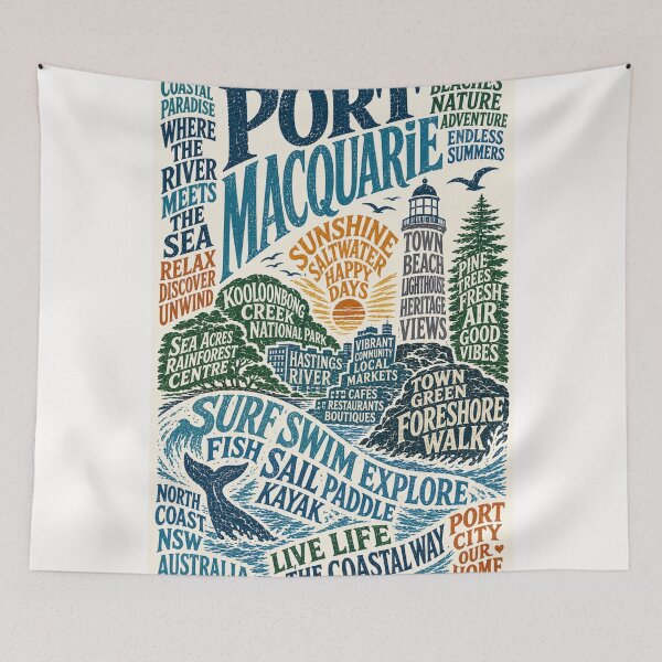 Item preview, Port Macquarie New South Wales Coastal Lifestyle Escape designed and sold by Places On Earth.