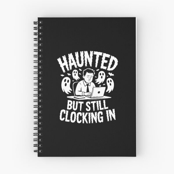 Item preview, Haunted But Still Clocking In designed and sold by theartfulaspie.