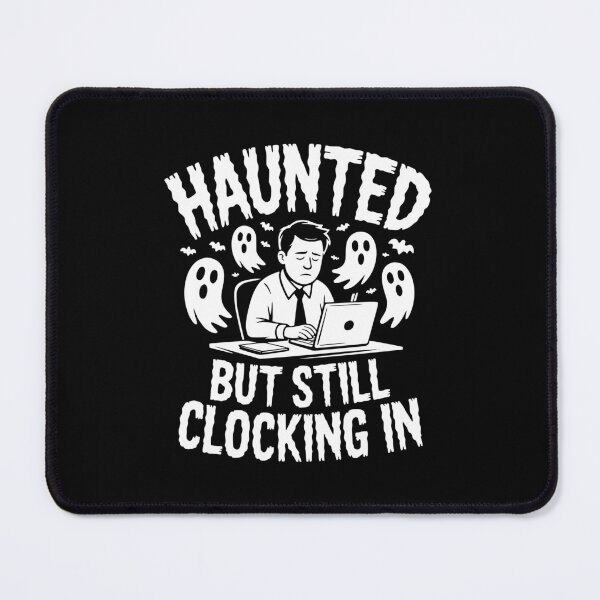 Item preview, Haunted But Still Clocking In designed and sold by theartfulaspie.