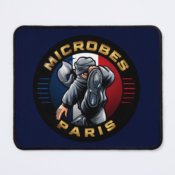 Item preview, Rouge et Bleu Microbes Paris  designed and sold by canvasriddle.