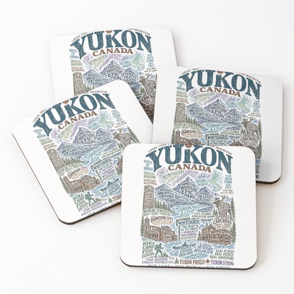 Item preview, Yukon Canada Northern Lights Wilderness Adventure Heritage designed and sold by Places On Earth.