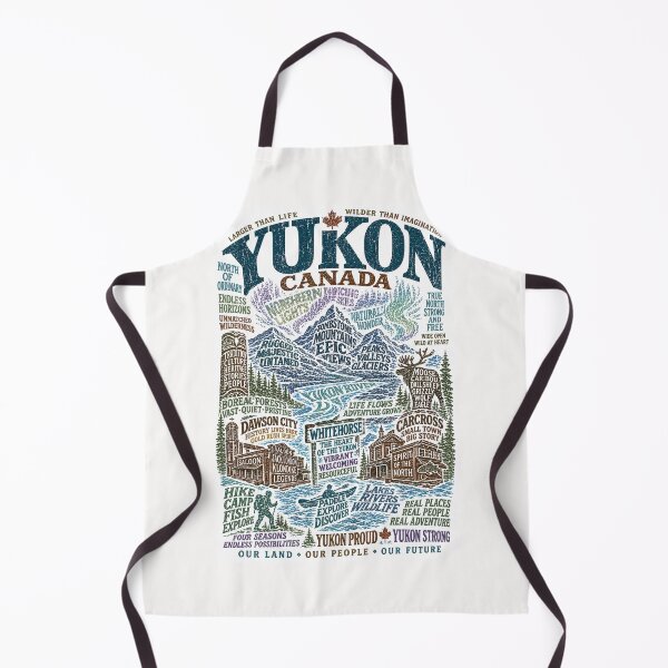 Item preview, Yukon Canada Northern Lights Wilderness Adventure Heritage designed and sold by Places On Earth.