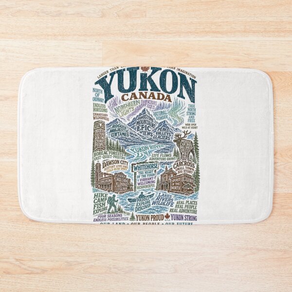 Item preview, Yukon Canada Northern Lights Wilderness Adventure Heritage designed and sold by Places On Earth.