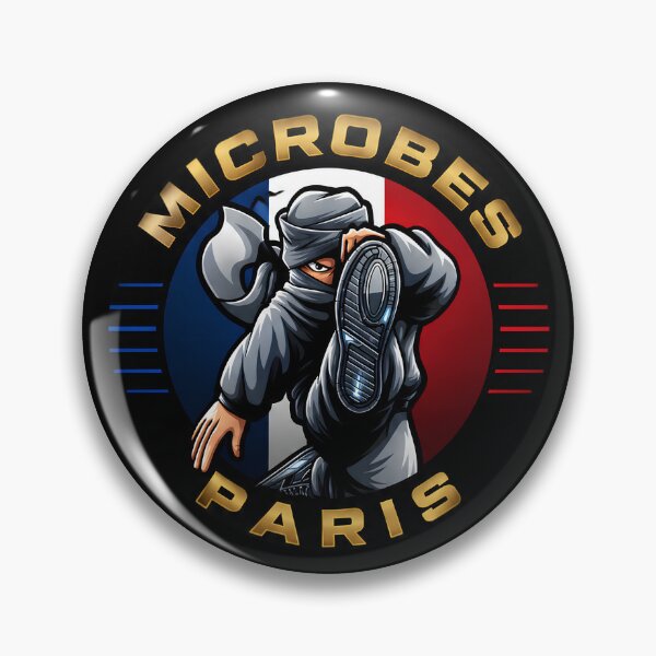Item preview, Rouge et Bleu Microbes Paris  designed and sold by canvasriddle.