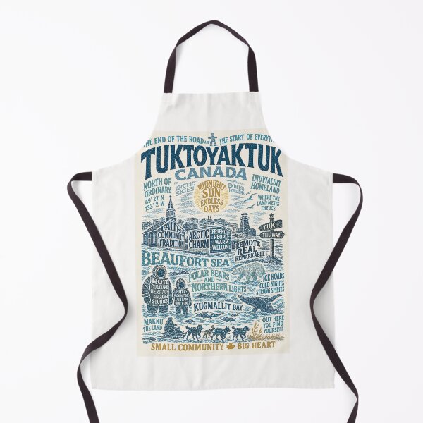 Item preview, Tuktoyaktuk Canada Beaufort Sea Midnight Sun Arctic Heritage Travel designed and sold by Places On Earth.