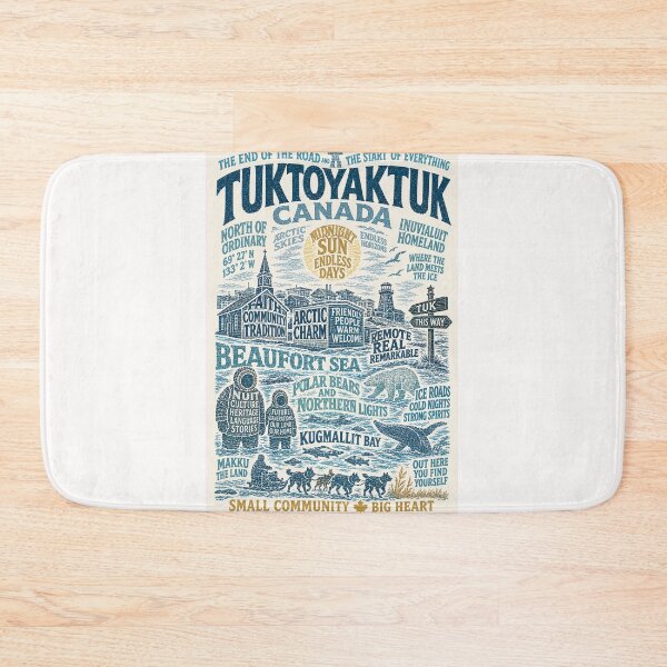 Item preview, Tuktoyaktuk Canada Beaufort Sea Midnight Sun Arctic Heritage Travel  designed and sold by Places On Earth.