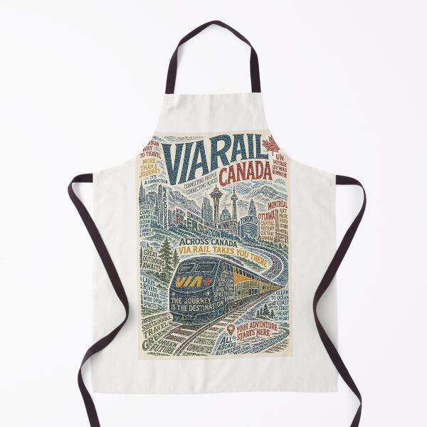 Item preview, VIA Rail Canada Cross Country Railway Journey Scenic Canadian Cities  designed and sold by Places On Earth.