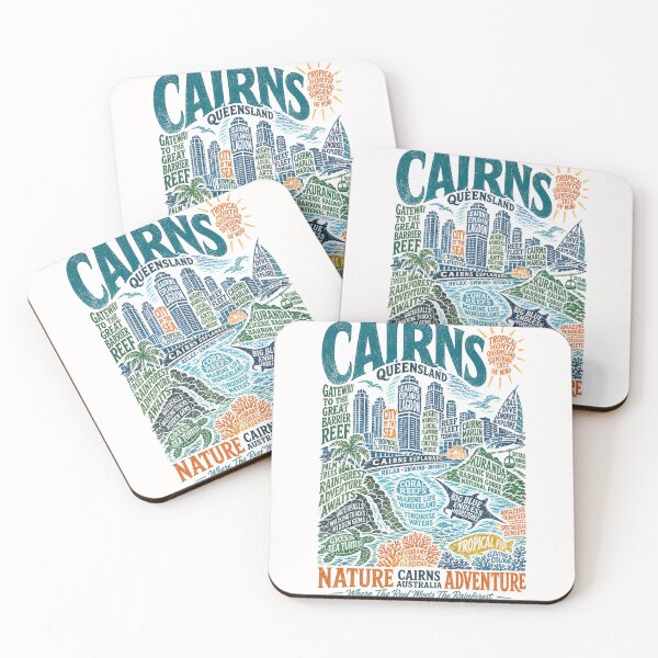 Item preview, Cairns Queensland Great Barrier Reef Tropical Adventure Coastal Escape  designed and sold by Places On Earth.