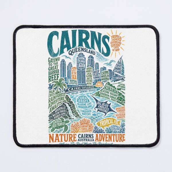 Item preview, Cairns Queensland Great Barrier Reef Tropical Adventure Coastal Escape  designed and sold by Places On Earth.