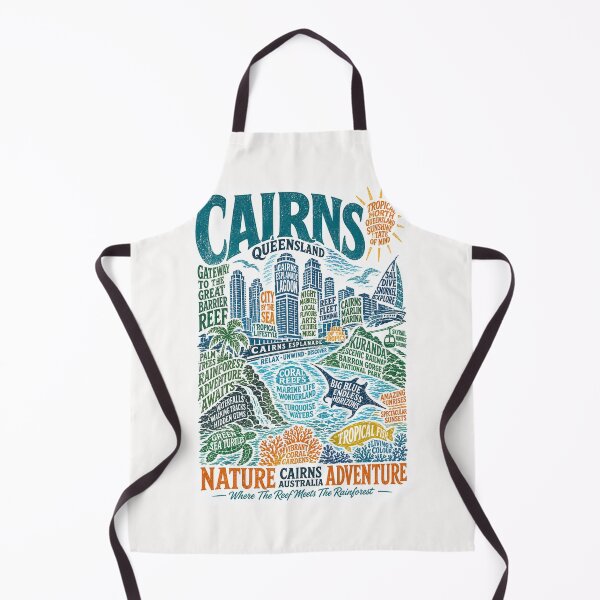Item preview, Cairns Queensland Great Barrier Reef Tropical Adventure Coastal Escape  designed and sold by Places On Earth.