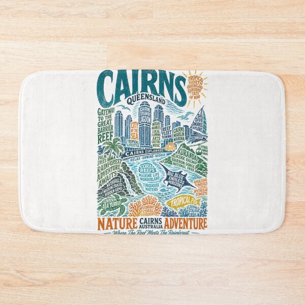 Item preview, Cairns Queensland Great Barrier Reef Tropical Adventure Coastal Escape  designed and sold by Places On Earth.