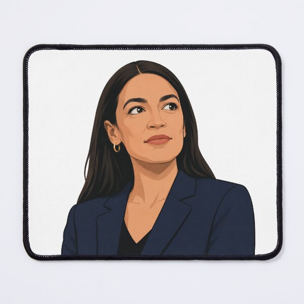 Item preview, Alexandria Ocasio-Cortez Vector Portrait designed and sold by Owcomm.