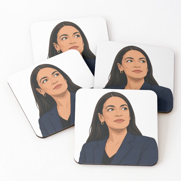 Item preview, Alexandria Ocasio-Cortez Vector Portrait designed and sold by Owcomm.