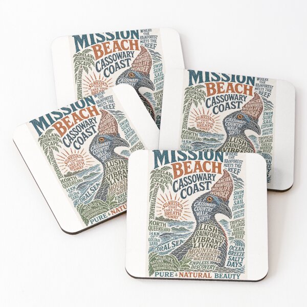 Item preview, Mission Beach Cassowary Coast Tropical Queensland Wildlife Paradise  designed and sold by Places On Earth.