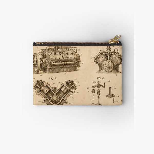 Item preview, Flathead Engine Patent Print · Vintage Technical Wall Art · Car Enthusiast Gift designed and sold by Savannah North.