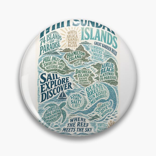 Item preview, Whitsunday Islands Hamilton Island Airlie Beach Great Barrier Reef Escape  designed and sold by Places On Earth.