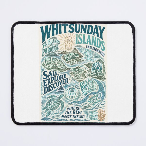 Item preview, Whitsunday Islands Hamilton Island Airlie Beach Great Barrier Reef Escape designed and sold by Places On Earth.