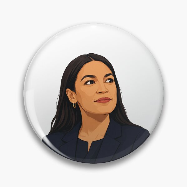 Item preview, Alexandria Ocasio-Cortez Vector Portrait designed and sold by Owcomm.