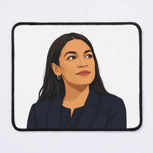 Item preview, Alexandria Ocasio-Cortez Vector Portrait designed and sold by Owcomm.