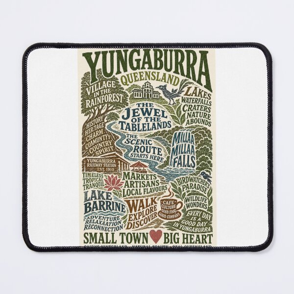 Item preview, Yungaburra Queensland Atherton Tablelands Waterfalls Scenic Village designed and sold by Places On Earth.