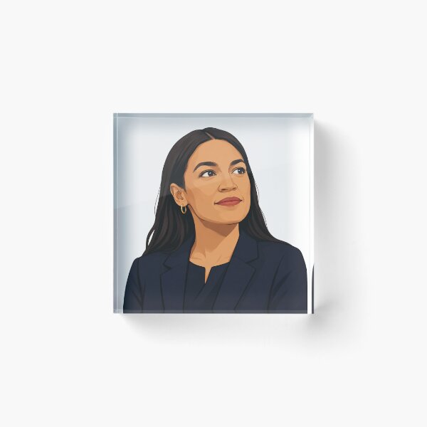 Item preview, Alexandria Ocasio-Cortez Vector Portrait designed and sold by Owcomm.