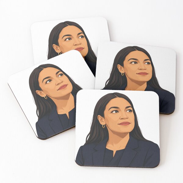 Item preview, Alexandria Ocasio-Cortez Vector Portrait designed and sold by Owcomm.
