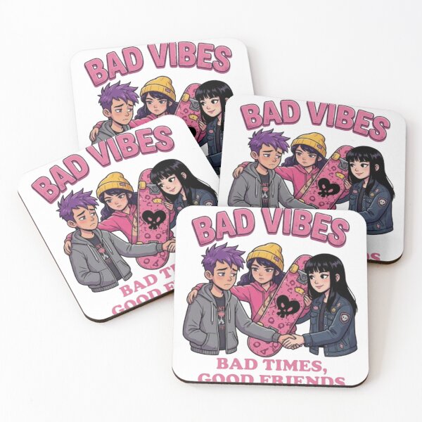 Item preview, Bad Vibes Bad Times Good Friends designed and sold by Ahmedsyde.