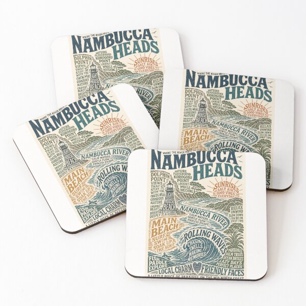 Item preview, Nambucca Heads New South Wales Coastal River Surf Escape designed and sold by Places On Earth.