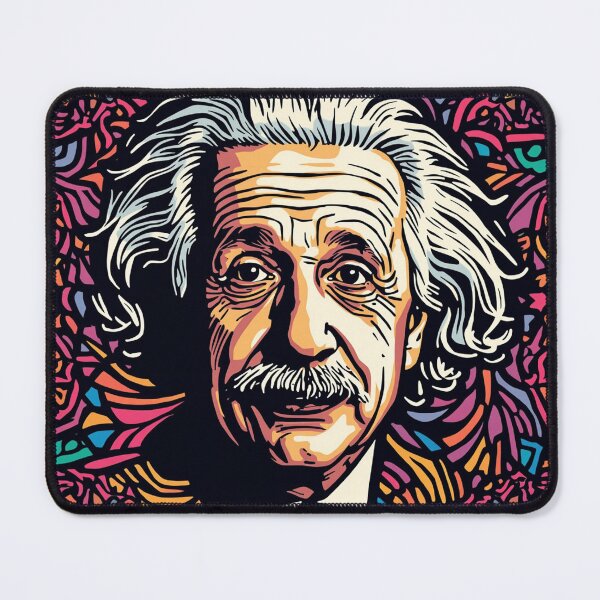 Item preview, Albert Einstein Pop Art Portrait designed and sold by Owcomm.