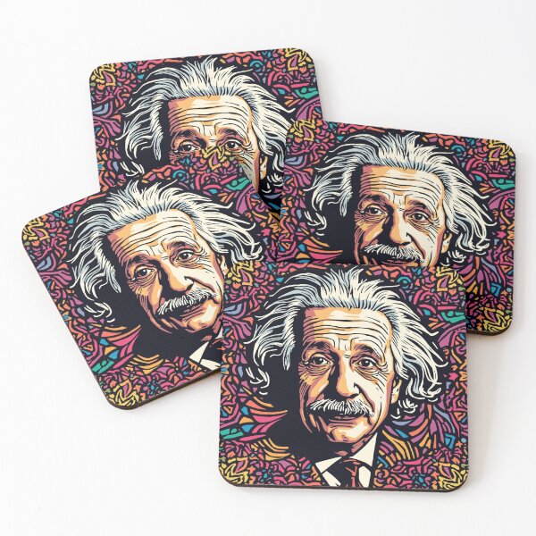 Item preview, Albert Einstein Pop Art Portrait designed and sold by Owcomm.